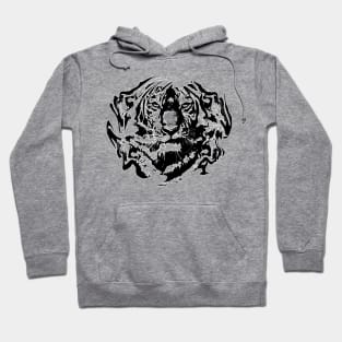 Tiger Head Hoodie